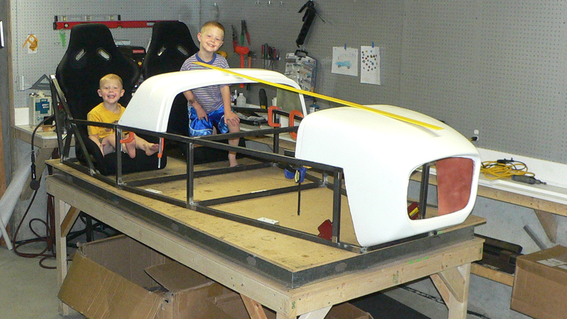 Early chassis progress.